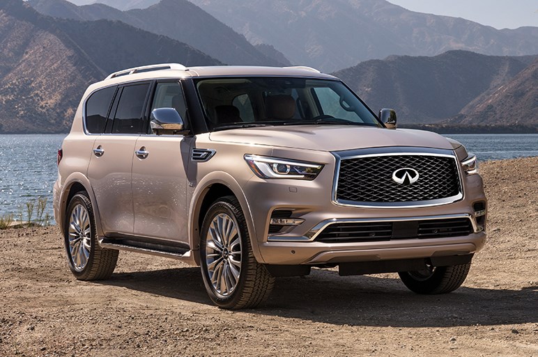 インフィニティの最上級suv 新型qx80公開 5 6リッターv8を搭載し400馬力を発揮 Carview 自動車情報サイト 新車 中古車 Carview