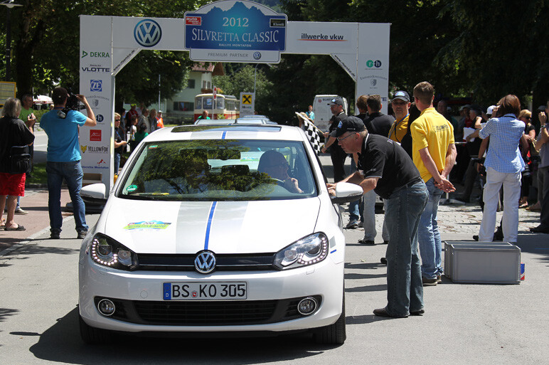 ジルブレッタ・クラシックにEV版ゴルフで参戦