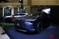 黒すぎるトヨタ新型SUV「bZ4X」世界初公開！ 斬新スポーティデザインに「このまま欲しい」の声！ 市販化期待のスポーティ仕様