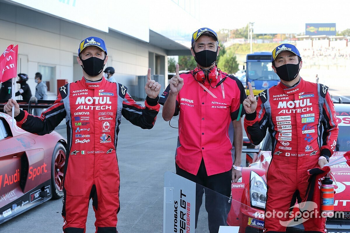 【スーパーGT第6戦鈴鹿】地獄から天国へ。大逆転勝利の23号車ニスモ、松田次生「結果でみんなに感謝を伝えたかった」