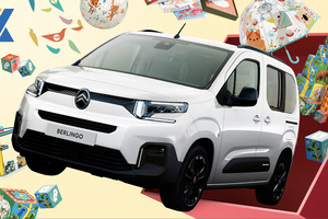 大人も子どもも笑顔になれるハッピーな限定車を設定！　デジタルミラーやおもちゃが貰えるシトロエン・ベルランゴ TOY BOX Editionが登場