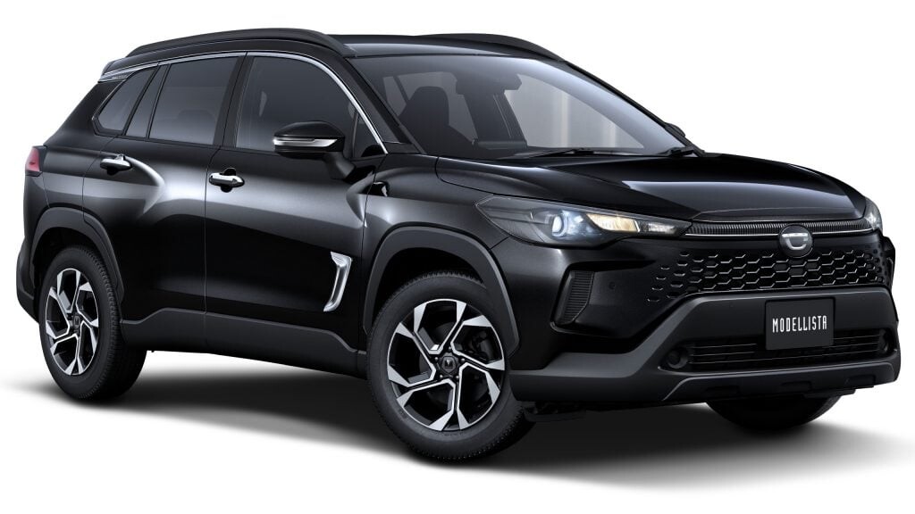 カローラクロスモデリスタmodelista右後カラードフェンダー（黒色）