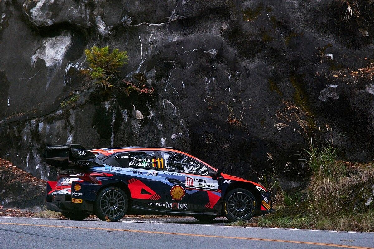 ヒョンデのヌービルがWRCラリージャパンSS20でステージ優勝