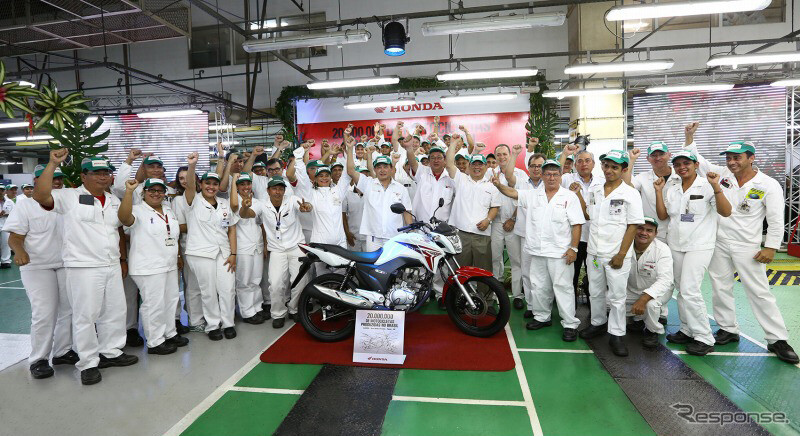 ホンダ、ブラジル二輪工場に投資…2026年に年産160万台に拡大へ