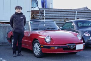 高嶺の花だったアルファ ロメオ「スパイダー」の購入を可能としたのは、信頼できる整備工場での出会いだった