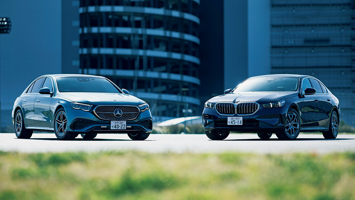 BMW「523i」vs メルセデス・ベンツ「E200」上質感と先進性を追求したドイツの高級セダン対決