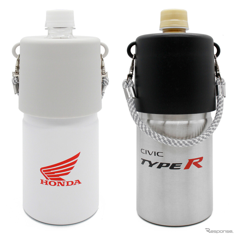 タイプRとホンダウイング、ホンダ公認の保冷ボトルホルダー2種が登場…夏のドライブやツーリングのお供に