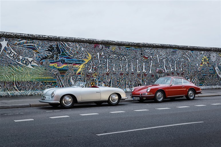 ポルシェ、レトロフューチャーな「ビジョン357」を発表。ケイマンGT4ベース