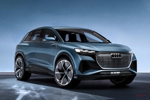 アウディQ4 eトロン　5番目のEV　Q5よりわずかに短く幅広く　ジュネーブ2019