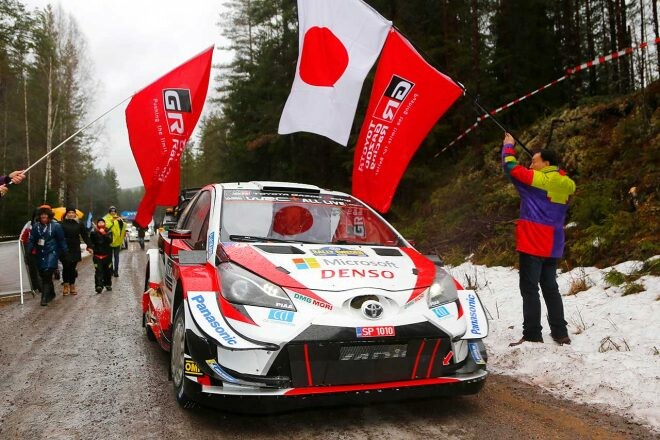 WRC：豊田章男チーム総代表が第2戦スウェーデン勝利にコメント。リタイアしたラトバラには「申し訳ない気持ち」
