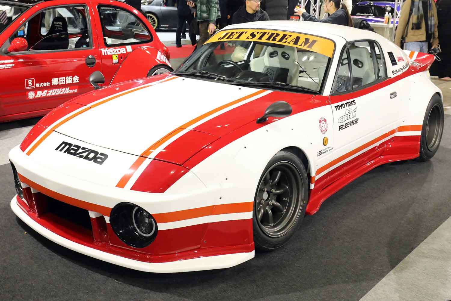 マツダ - NC-852ロードスター/RX-7限定版画サイン額装作家平右ヱ