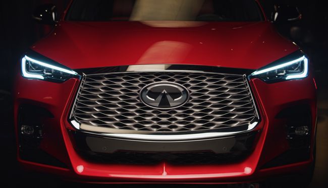 日産の新しい高級ミッドサイズsuvクーペ インフィニティqx55 がワールドプレミア 北米市場では21年春に発売予定 カー アンド ドライバー 自動車情報サイト 新車 中古車 Carview