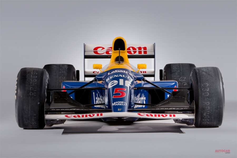 ウィリアムズ・ルノーのF1マシン、出品へ　ナイジェル・マンセル世界制覇車