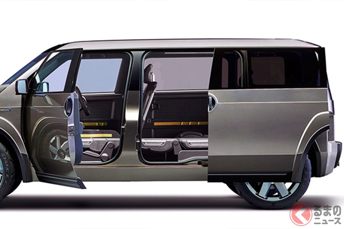 トヨタ斬新「スライドドアSUV」に反響多数！ 「“ちょうどいいサイズ”なのに迫力ある」「めちゃ車内広い」「フルフラット便利」の声も集まるTjクルーザー！ カクカクデザインのコンセプトカーに熱視線！