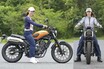 キュートな見た目とアグレッシブな走りにギャップ萌え!? グラビアタレント吉野七宝実がホンダ「CL250」に試乗