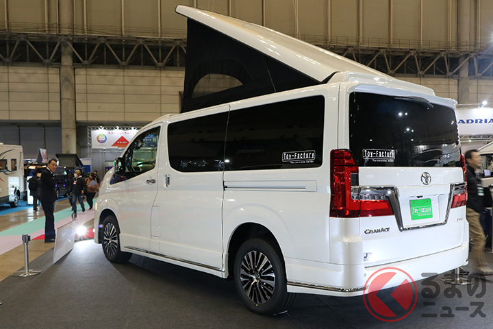 トヨタ グランエース に早速キャンパー仕様が登場 ハイエースの牙城を崩せるか くるまのニュース 自動車情報サイト 新車 中古車 Carview