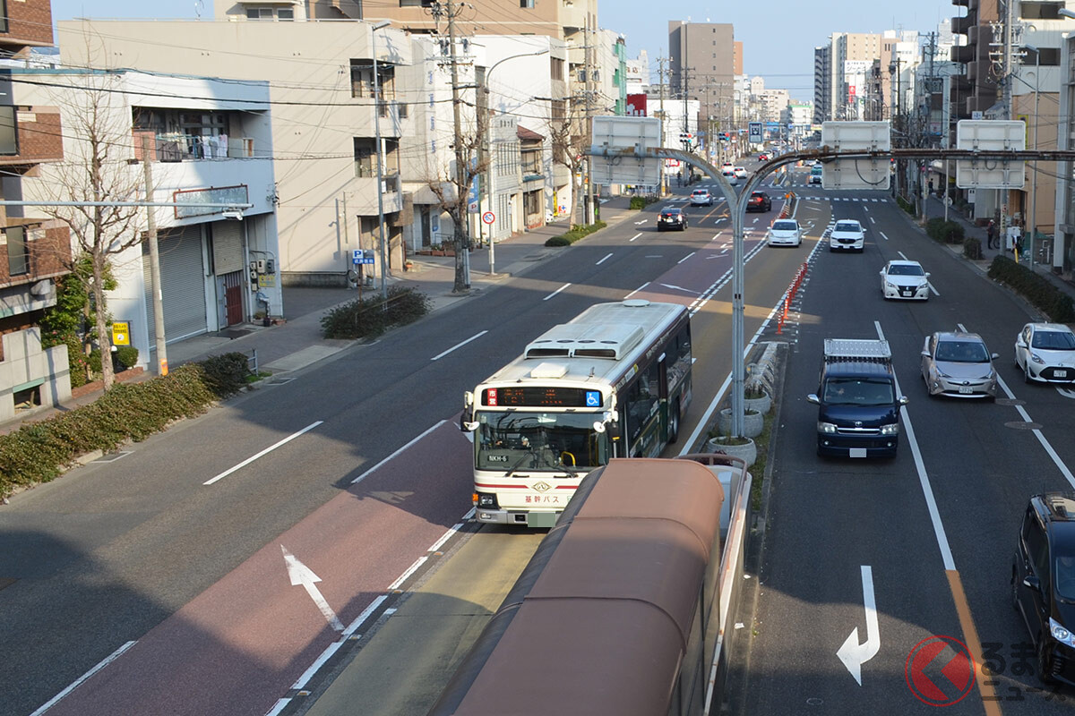なぜ名古屋だけに「基幹バスレーン」存在？ 他県ユーザー困惑の道路事情とは