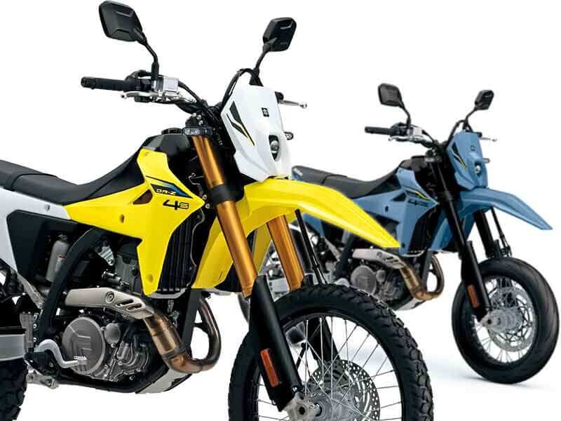【スズキ】新型「DR-Z4S」＆「DR-Z4SM」を10/8に日本発売！ 価格はともに119.9万円