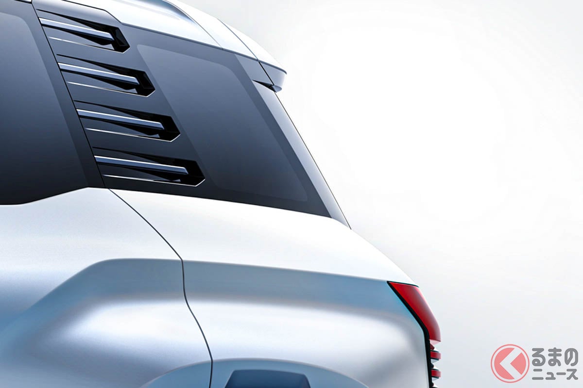 三菱が新型「“7人乗り”SUV」初公開！ タフデザインの次期型