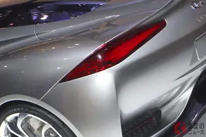 1.2リッターエンジン搭載で「400馬力オーバー」！ 日産の斬新「MRスポーツカー」に反響殺到！ 「本当に美しい」「元祖e-POWER!?」の声も！ 全長4.4m軽量ボディのインフィニティ「エマージ」米国モデルに熱視線！