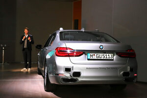BMWの自動運転“レベル4”がお台場でデモ走行を実施