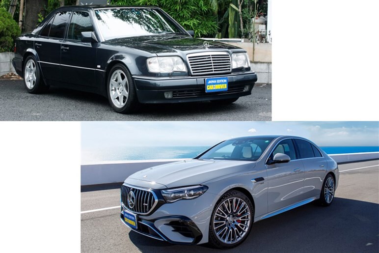 【まさに伝説級】最新AMG「E53ハイブリッド」に試乗して思い出す。ポルシェ・チューンのW124型「E500」という異端の存在
