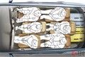 ホンダ斬新「“2列6人乗り”ミニバン」に注目！ 全長4.3m“ちょうどいいボディ”に「前列3人乗りシート」採用のエディックス！ 疾走感ある“前傾デザイン”も特徴的な「クセ強モデル」とは？