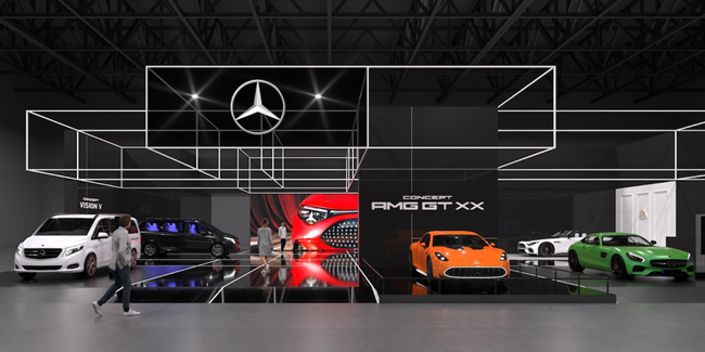 メルセデス・ベンツがジャパンモビリティショー2025において“Feel the Mercedes”をテーマに、1台のアジアプレミアモデルと3台のジャパンプレミアモデルを披露すると予告