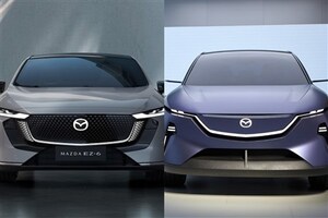 マツダが後輪駆動スポーティセダン「EZ-6」を中国で発表！ 新型「CX-5」を匂わすSUVコンセプトも