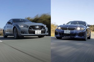 【比較試乗】「BMW アルピナB3 vs 日産 スカイライン400R」日独の高性能セダンにおける作法