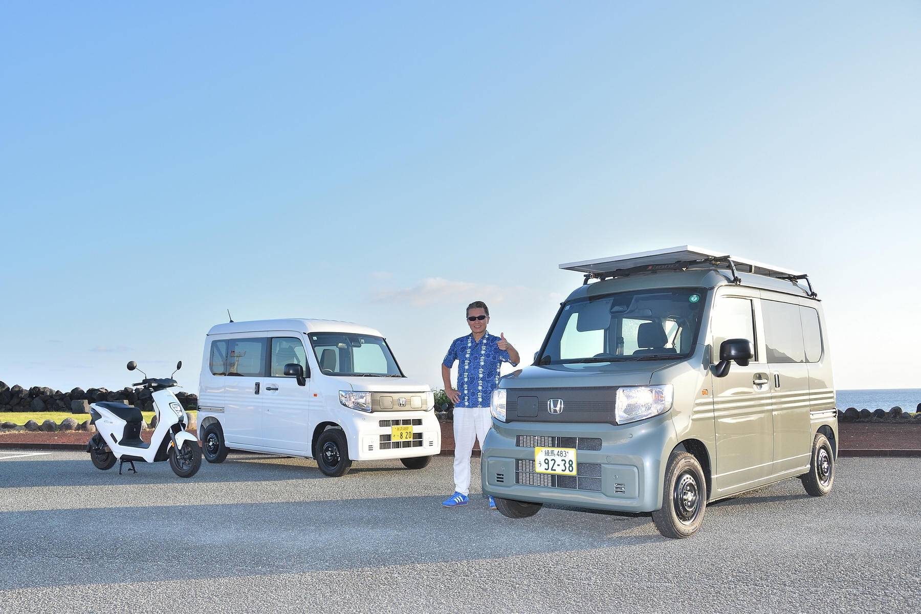【試乗】ソーラーパネルを積んだN-VAN e:に乗ったらEVの可能性にワクワクが止まらない！　八丈島で「でん吉」に出会った