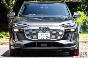 アウディ新型「Q6 e-tron」実際どう？ 380馬力超えの「高性能モデル」！ 助手席モニターも良すぎる「最新モデル」の実力とは