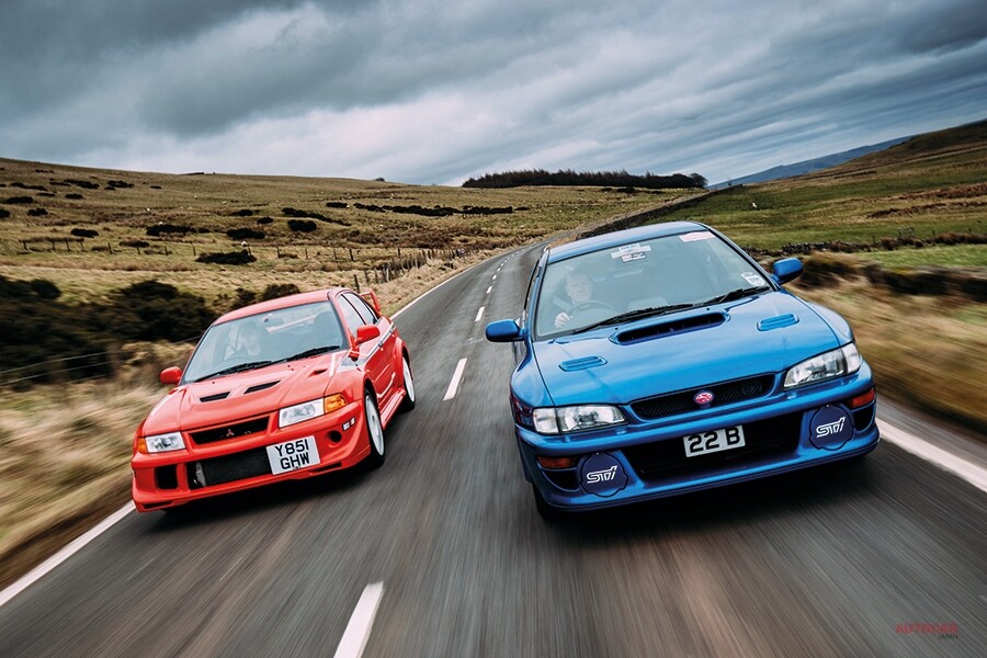 ランサー・エボVI トミ・マキネン・エディション vs インプレッサ22B STi　前編