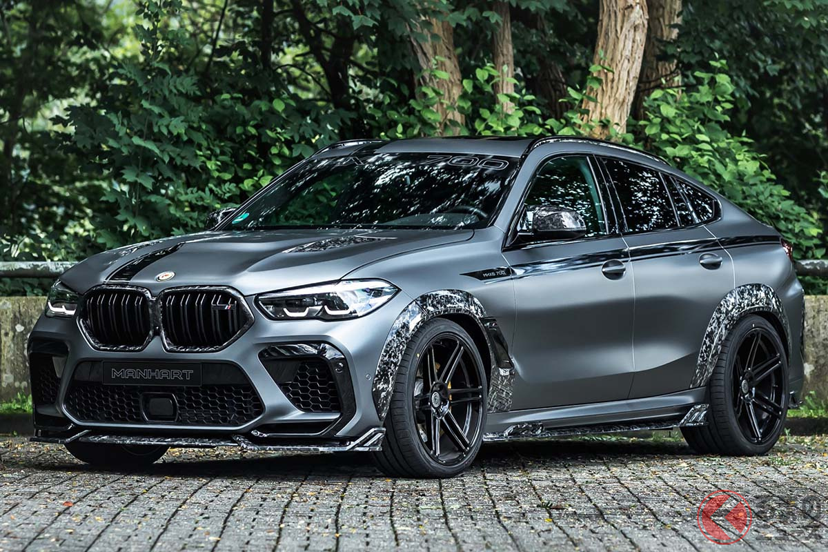 Bmw X6m をさらに95馬力アップ マンハートのワイドボディキットは24ピース構成だった くるまのニュース 自動車情報サイト 新車 中古車 Carview