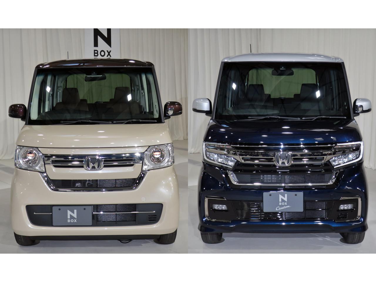 ニューモデル写真蔵 マイナーチェンジされたホンダ N Boxはノーマルとカスタムをより差別化 Webモーターマガジン 自動車情報サイト 新車 中古車 Carview