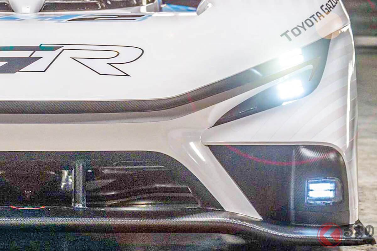 【フランス】トヨタ“新”「スーパーマシン」世界初公開！ 全長5.1mボディ＆大型リアウィングが超カッコイイ！ 斬新パワトレ採用の「GR LH2 Racing Concept」登場