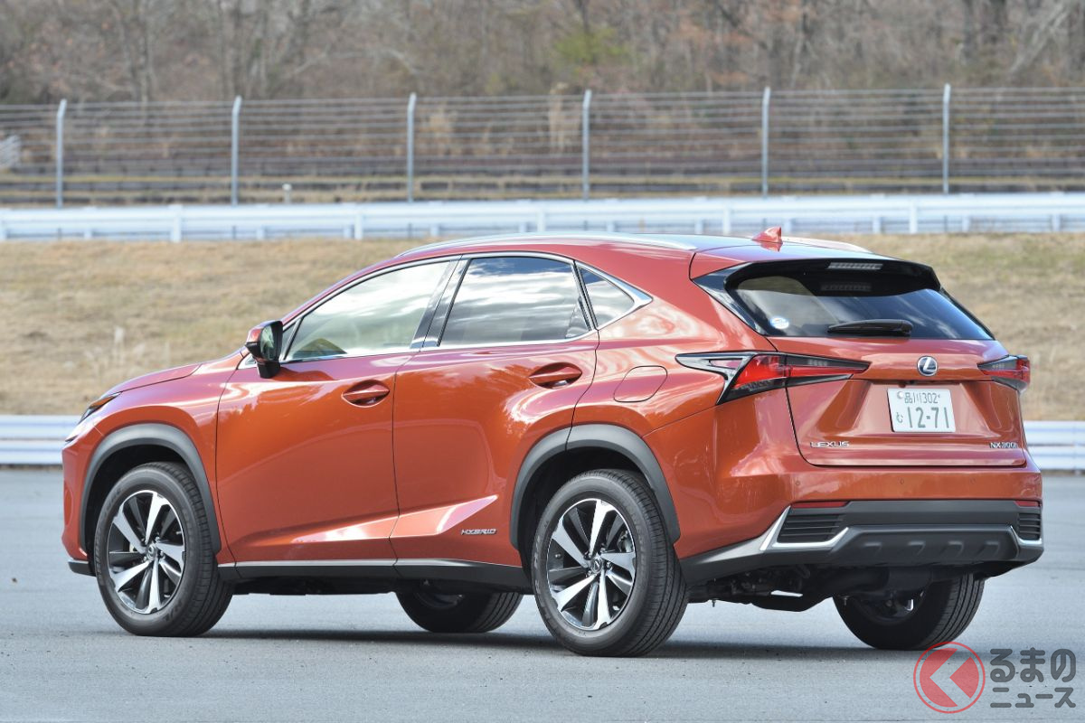 レクサス新型suv Nx のシルエット世界初公開 ティザー画像で見た 新旧 の違いとは くるまのニュース 自動車情報サイト 新車 中古車 Carview