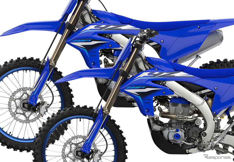 ヤマハのクロスカントリーバイク「YZシリーズ」2026年モデル発売へ、YZ450FX・YZ250FXには盗難防止機能も