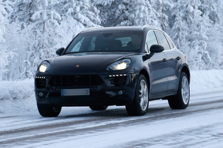 ポルシェ・マカン最新情報、寒冷地テストを激写