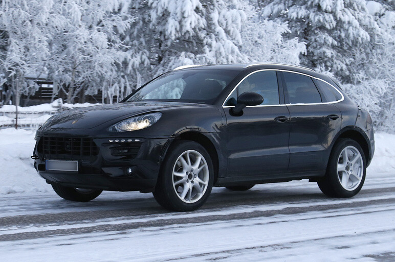 ポルシェ・マカン最新情報、寒冷地テストを激写