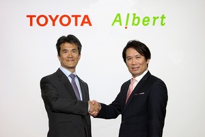 トヨタ、アルベルトに4億円出資 自動運転のAI技術開発で提携