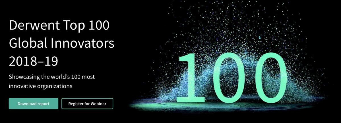 世界で最も革新的な企業・研究機関100社を選出する「Derwent Top 100グルーバル・イノベーター2018-19」発表。日本のメーカー、サプライヤーは？