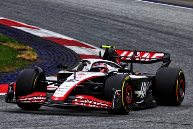 【F1オーストリアGPスプリントの要点】タイヤ交換にも助けられたヒュルケンベルグ。“いつものパターン”を脱し順位アップ