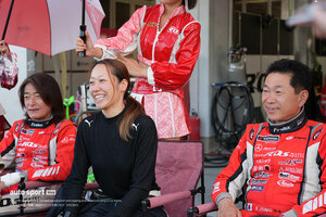 小山美姫が初予選で感じたスーパーGTの難しさ「タイヤのおいしいところを使えなかった」