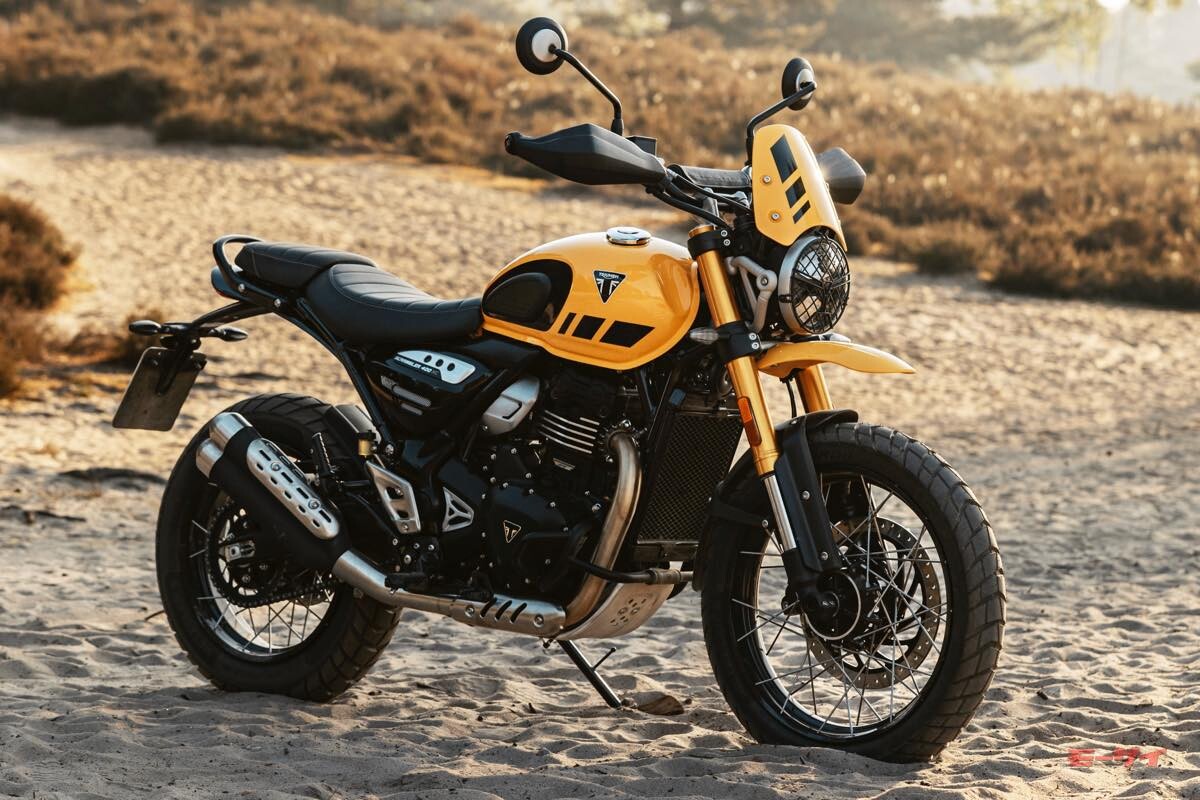 【トライアンフ新型スクランブラー400XC】普通二輪免許で乗れるタフモデルが新登場！　価格94万9000円～で9月販売開始予定