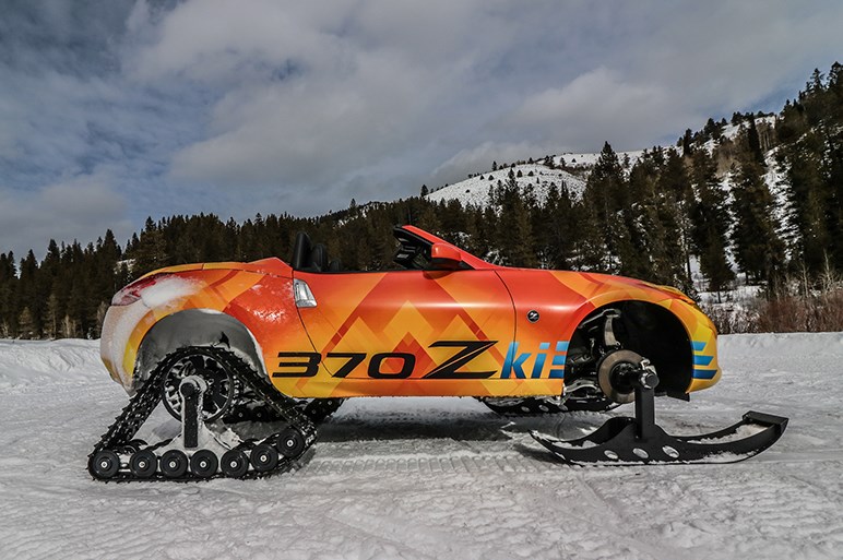日産、スノーモービル版「Z」など冬がテーマのコンセプトカーを展示