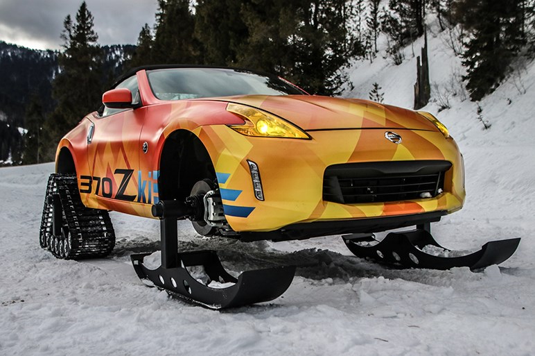 日産、スノーモービル版「Z」など冬がテーマのコンセプトカーを展示
