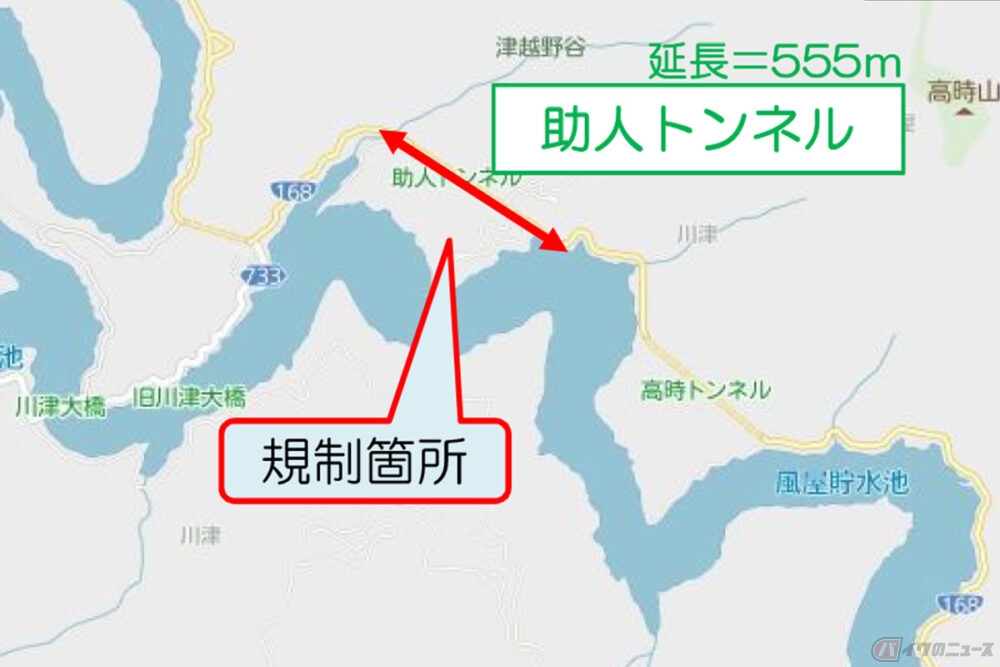 バイク転倒死亡事故　通過車両少なく捜査は長期化か　奈良県「助人トンネル」内ケーブル垂れ下がりとの因果関係は？