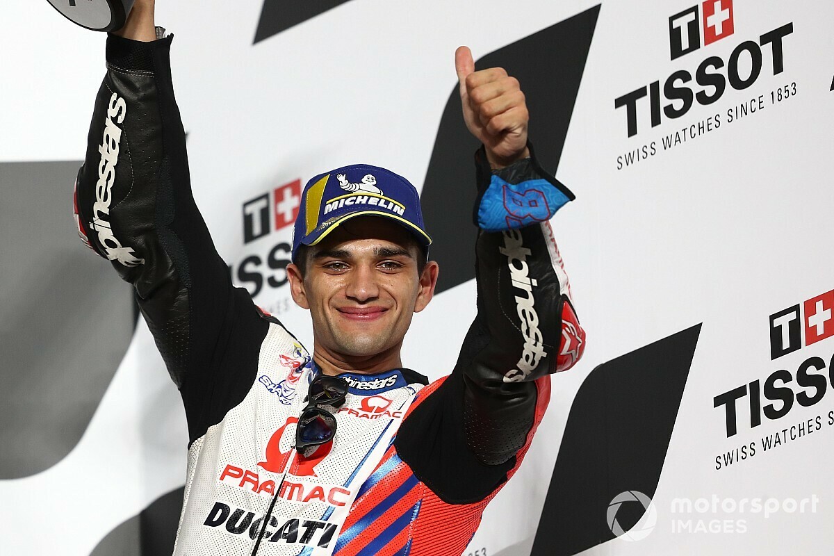 【MotoGP】マルティン「表彰台は目標以上の結果だった」ルーキーらしからぬレースマネジメントで3位獲得