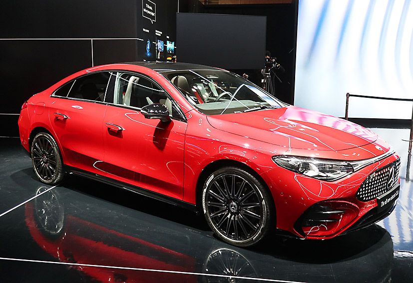 〈モビショー公開〉メルセデス・ベンツ、新型CLAのEVを日本初公開　2026年の発売へ